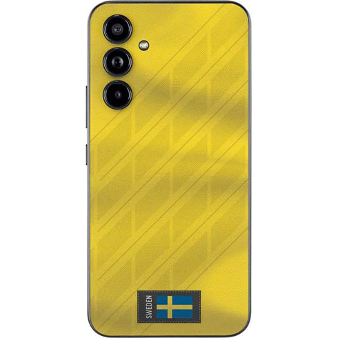 Sweden Soccer Flag Galaxy A54 5G Skin